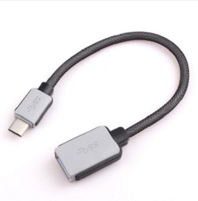 OTG кабел USB 3.0 към USB 3.1 Type C черен